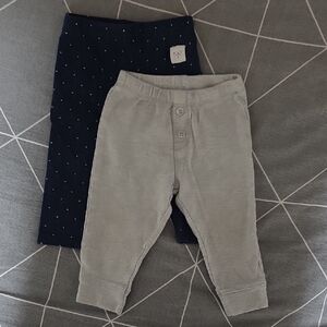 Stylish Kids Gray and Navy Leggings Set